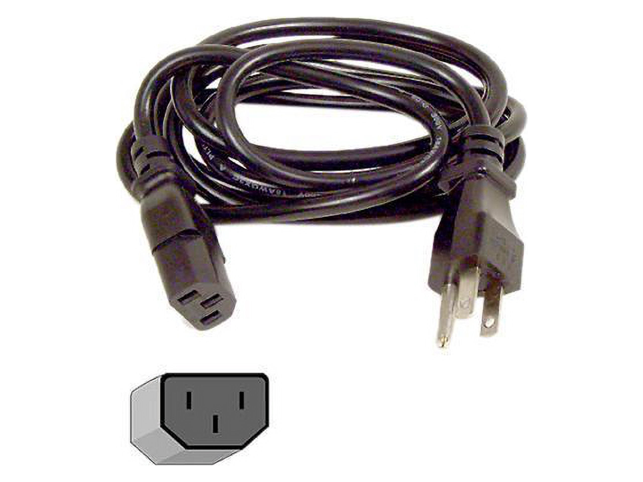 15FT IEC C13 TO NEMA 5-15 UNIV AC REPL POWER CORD AC M/F ROHS