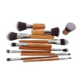 thumbnail image 4 of HINTRMENT 11Pcs Soft Makeup Brushes Set Bamboo Nylon Wool Wood For Sensitive Skin Users Daily Applications, 4 of 4
