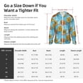 thumbnail image 5 of Pofeuu Sunflowers Print Sun Protection Outdoor Lightweight Full Zip UV Cooling Hoodie Long Sleeve Summer Clothing for Outdoor Hiking-X-Large, 5 of 5