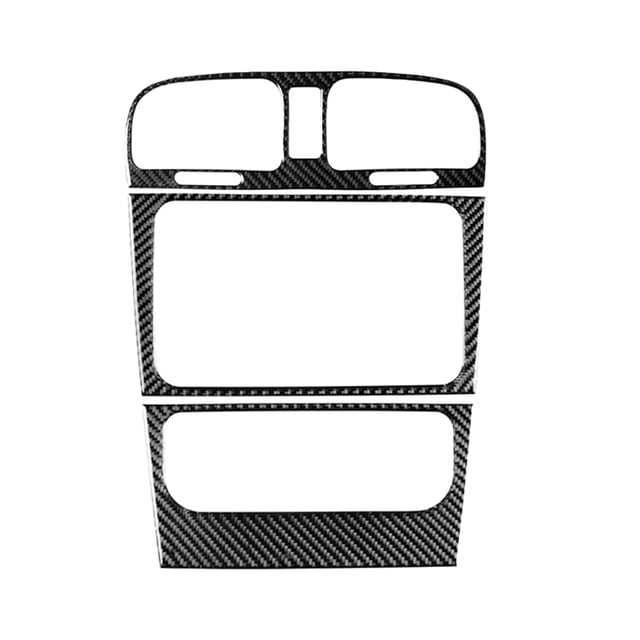 Reemplazo de pegatinas de ventilación de aire de fibra de carbono de coche para VW Golf 6 Eccomum Pegatinas