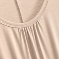 thumbnail image 6 of NominalSnug Plus Size Nightgowns for Women Cap Sleeve Sleepshirts V Neck Pleated Soft Nightdress Loose Homewear, 6 of 8