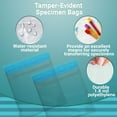 thumbnail image 5 of Clear Tamper-Evident Specimen Bags, Pull Tab Adhesive Closure, 1000 Count, 10 x 10 in, 5 of 7