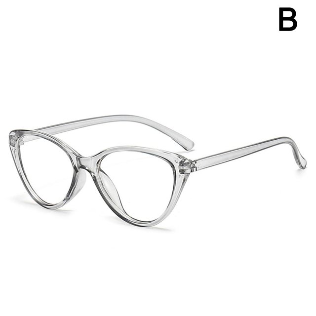 Retro Cat Eye Glasses - Black Frame Flat Mirror, Cool Fashion, Perfect for Daily or Special Occasions