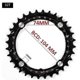 thumbnail image 2 of 64/104 Bcd Bike Chainring Set With Pin, Steel Double/triple Chainring 22t 32t 44t Mountain Bicycle, 2 of 5