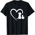 thumbnail image 1 of Camiseta de corazón de perro y gato para perros y gatos, 1 of 2