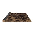 thumbnail image 2 of Ahgly Company Indoor Round Abstract Brown Modern Area Rugs, 6' Round, 2 of 4
