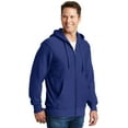 thumbnail image 4 of Sport-Tek F282 Super Heavyweight Full-Zip Hooded Sweatshirt, Dark Green, 4XL, Mens Hoodies and Sweatshirts, 4 of 6