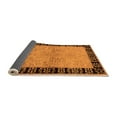thumbnail image 2 of Ahgly Company Indoor Square Oriental Orange Industrial Area Rugs, 7' Square, 2 of 4