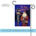 thumbnail image 3 of Toland Home Garden Red and Blue "Tis the Season!" Lamp Post Santa Christmas Outdoor Rectangular Mini, 3 of 5