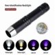 thumbnail image 1 of 4 Light Source Gemstone Identification Uv Flashlight White Yellow 365nm 395nm Rechargable Ultraviolet Torch Lights, 1 of 5