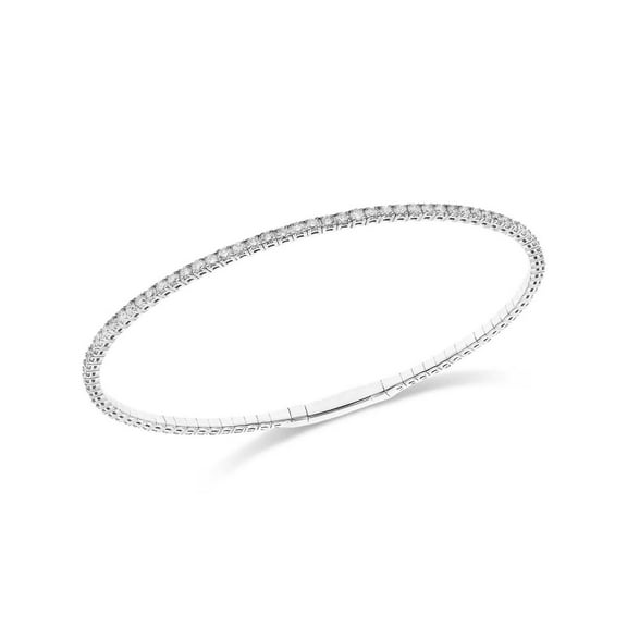 1.5Ct Diamond All Around Flexi Bangle
