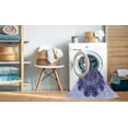 thumbnail image 2 of Ahgly Company Machine Washable Indoor Round Transitional Deep Periwinkle Purple Area Rugs, 8' Round, 2 of 7