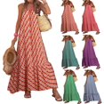 thumbnail image 2 of POINTERTECK Robe Maxi à Étages Sans Manches Boho à Fleurs pour Femmes, Décontractée, Superposée, Ample, Vacances, Plage, Bohème, Longues Robes, 2 of 7