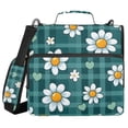 thumbnail image 2 of Zipper Binder Flower 1.5 Inch Binder Folder Bag with Shoulder Strap and Handle, 2 of 8