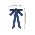 thumbnail image 2 of INSPIRE CHIC Women's Brooch Vintage Elegant Clothing Accessories Pin Shirt Preppy Style Navy Blue, 2 of 5
