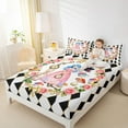 thumbnail image 4 of Castle Fairy Kids Cartoon Princess 4-Piece Queen Sheet Sets, 4 of 7
