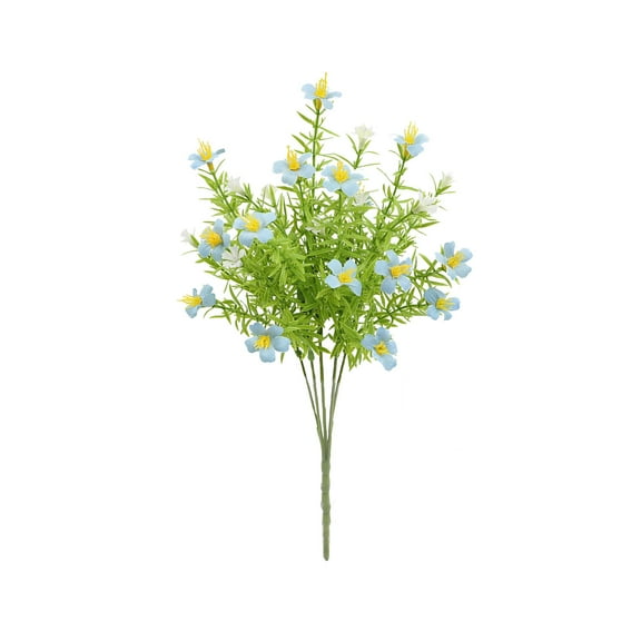 Lilixerw Artificial Flowers,Artificial Daisy Flowers UV Resistant Outdoor Fake Wildflowers,with Stems Faux Greenery Shrubs Plants Arrangements,for Wedding Decoration Home Garden Decoration