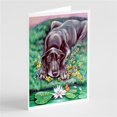 thumbnail image 1 of Blue Great Dane Greeting Cards & Envelopes - Pack of 8, 1 of 1