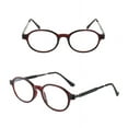 thumbnail image 3 of Womens Fashion Blue Light Blocking Reading Glasses Oval Multicolor Readers, 3 of 3