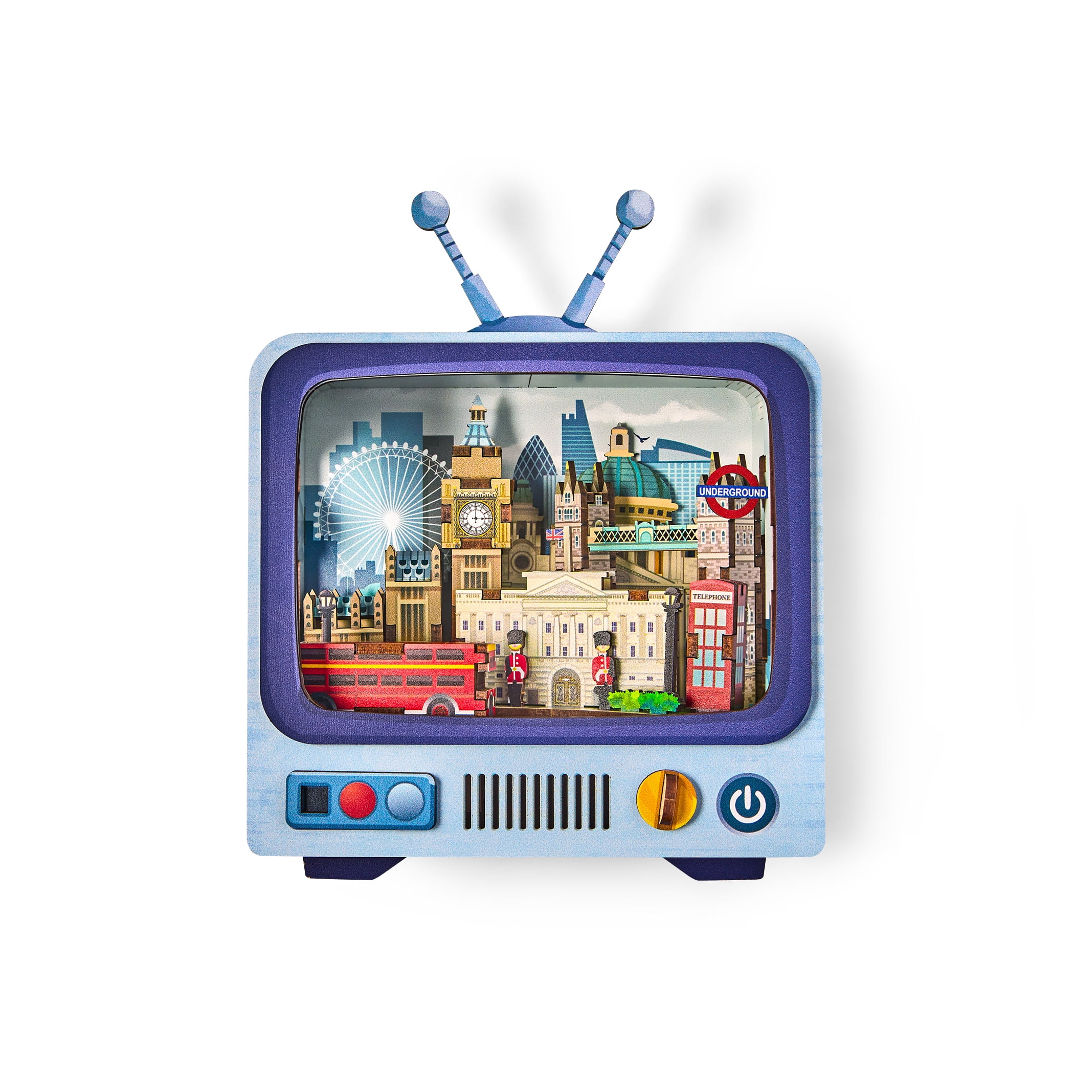 Arkitec 107-Piece London CityVision 3D Build Wooden Puzzle