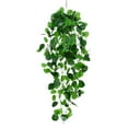 thumbnail image 2 of KQJQS Artificial Ivy Garland, Fake Vines UV Resistant Greenery Leaves, Faux Greenery Garland Hanging Plants Leaves Wreath, for Home Bedroom Party Garden Wall Room Decor, 2 of 6