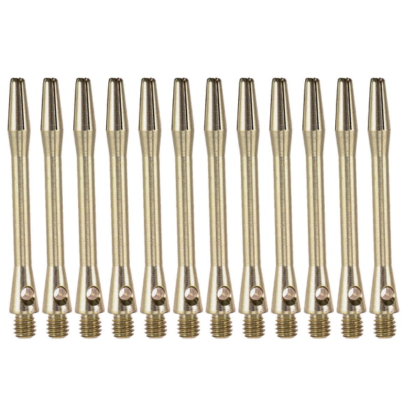 unbranded 12Ud Shafts De Aluminio Dorados Para Dardos 2Ba Accesorios Para Entretenimiento En Casa Y Bar