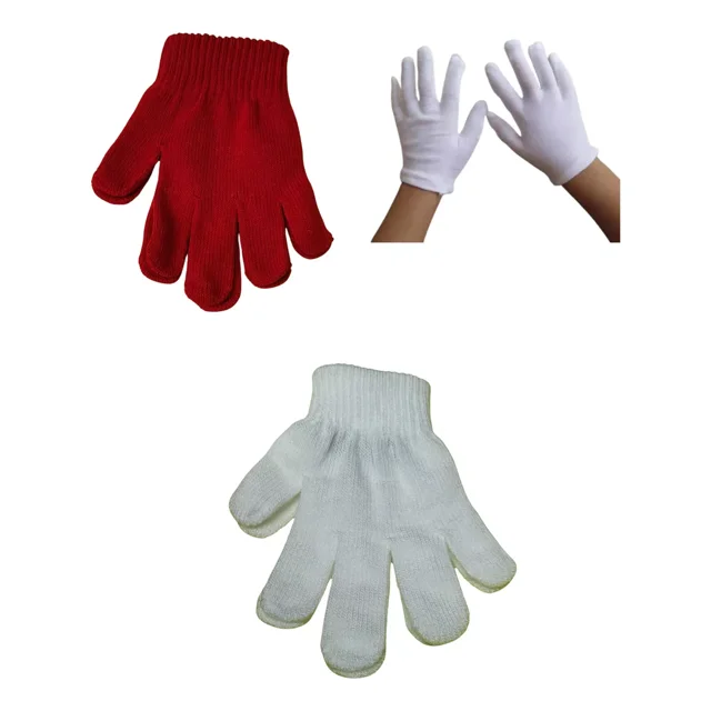Paquete De 12 Guantes Escolares Infantiles