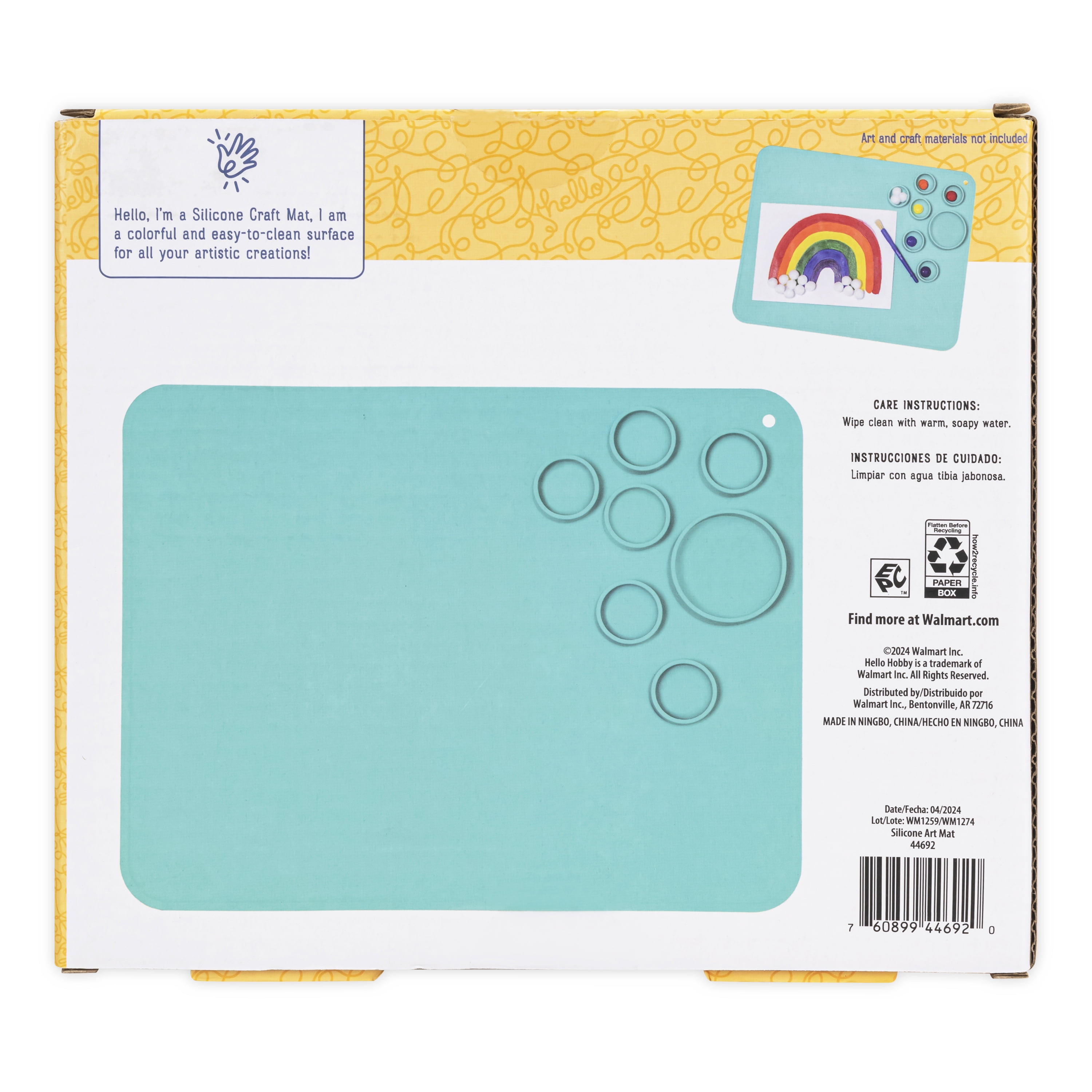 (2 pack) Hello Hobby Silicone Craft Mat