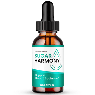 Sugar Harmony Drops, SugarHarmony Blood Formula Support Supplement Drops - Maximum Strength, All Natural Healthy Circulation, Stable Levels & Overall Health, Advanced Sugar Harmony Reviews (1 Pack)