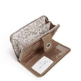 thumbnail image 3 of Vera Bradley Women's Performance Twill RFID Turnlock Wallet Meadowlark Tan, 3 of 3