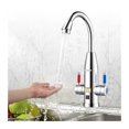 Instant Electric Faucet With Temperature Display Stainless Steel