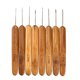 thumbnail image 4 of Juego de ganchos de ganchillo con mango de bambú de 20 piezas, ganchos de tejer con estuche para manualidades de hilo de tejido de punto DIY Methold HA2383-00B, 4 of 6