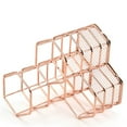 thumbnail image 4 of Maytalsory Easy Access Stationery Storage Container For Office And Home Multi-functional Makeup Brushes Storage rose gold S（12.5*10.5*6cm） 1Set, 4 of 6