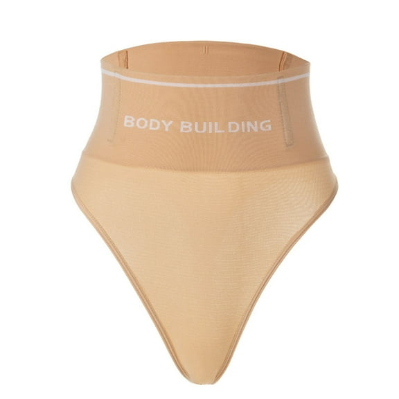 Mgmyaa Women's Mid-Rise Shaping Thong Breathable Seamless Shaping Panties