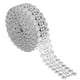 thumbnail image 4 of 5 Yardas 27 Mm / 1 "de Ancho Cinta de Envoltura de Malla de Diamante Brillante Cinta de Rollo de Malla de de Imitación Plateada Cinta de Tul Baoblaze Apliques de cristal, 4 of 8