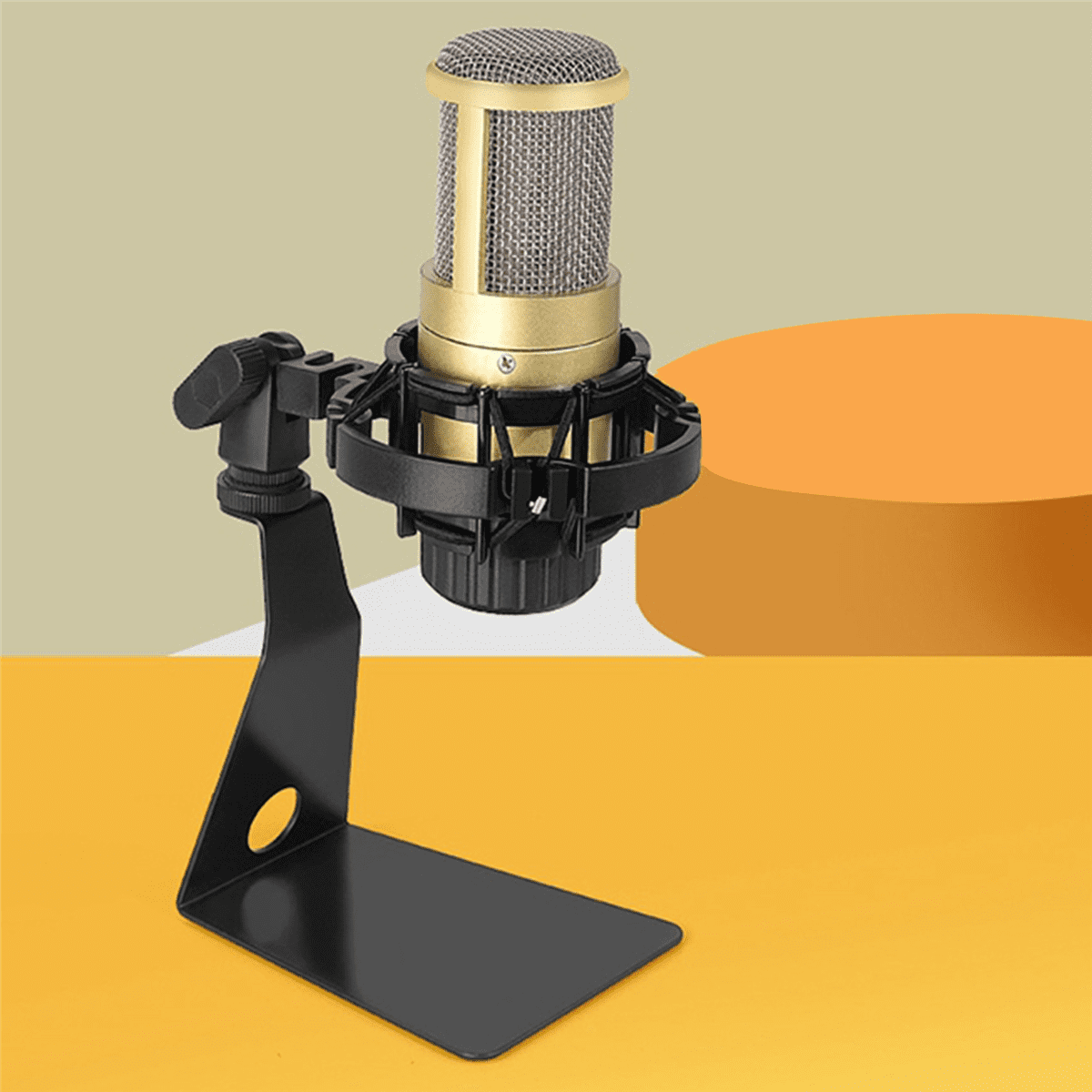 2X Spider Microphone Shock Mount Condenser Microphones Universal Shockmount Stand Microphone Mount,2 x Microphone shock mount,Black