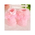 thumbnail image 4 of Newborn Baby Girls Kids Princess Bowknot Lace Ruffle Frilly Ankle Socks Bowknot, 4 of 14