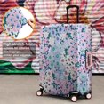thumbnail image 4 of Blue and Pink Pioneer Flower Pattern Luggage Cover Fashion Suitcase Cover Baggage Covers Fit 25-28 Inch Luggage (Go Travel), 4 of 5