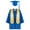Blue, variant on Huowey Toddler Boys Girls Preschool Kindergarten Unisex Graduation Gown Cap Set With Tassel And Graduation Sash For Child Cute Dailywear, 10-12 Years
