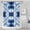Blue White Tie, variant on Colorful Rainbow Tie Dye Spiral Pattern Shower Curtain 36"x72" ,Bathroom Decorative Shower Curtains Set with 12 Hooks,Modern Waterproof Washable Shower Curtain