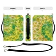 thumbnail image 5 of ZUXONGSY St.Patrick's Day Green Speckled Clover Print Leather Bible Case for Men Women Large Bible Protector with Shoulder Strap Lightweight Bible Accessories for Daily Use Christian Gift, -M, 5 of 7