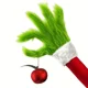 thumbnail image 3 of Adornos navideños de elfo peludo, monstruo verde, adornos navideños de ladrón, brazo de peluche de elfo Grinch para adorno de árbol de Navidad, 3 of 6