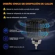 thumbnail image 4 of Par Barras De Led 3'' Redondas Ojos Ángel Universal 4x4 Moto, 4 of 7