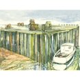 thumbnail image 3 of Gorham, Gregory 24x19 Black Modern Framed Museum Art Print Titled - Low Tide, 3 of 5