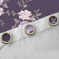 thumbnail image 4 of Castle Fairy Chic Flowers Curtains Pack of 2 (42x84 Each) for Teens Adults,Spring Garden Curtains Blackout,Purple Pink Floral Blossoms Bedroom Curtains,Luxury Bedroom Decor, 4 of 6