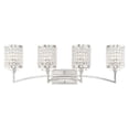 thumbnail image 1 of Livex Lighting 50564-91 Gramercy 4-Light Bath Light, Brushed Nickel, 1 of 4