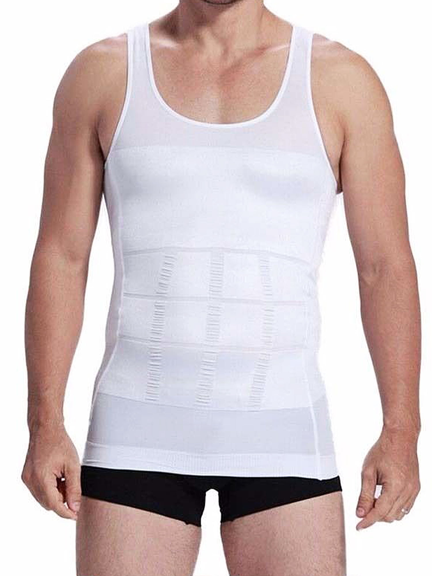 Ultra Lift Hommes compressin Shirt Gym sudation Débardeur Sous-vêtements Débardeur Body Shaper 