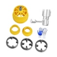 thumbnail image 4 of Kit de enhebrador de tuberías de PVC, equipo de roscado, herramientas de plomería, de hilo interno para taladro eléctrico, uso doméstico en, 4 of 8