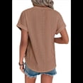 thumbnail image 3 of Tops de Corta para Mujer Color Café M, 3 of 8