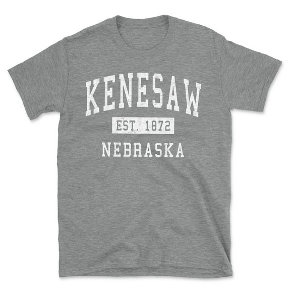 Kenesaw Nebraska Classic Established Men's Cotton T-Shirt